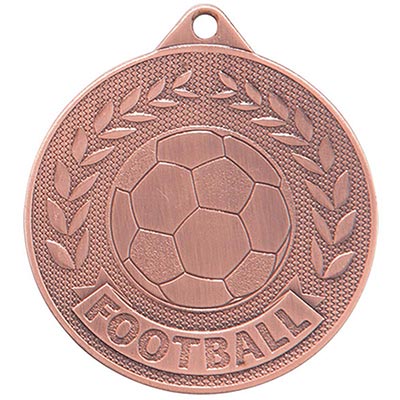 Discovery Football Medal Bronze 50mm