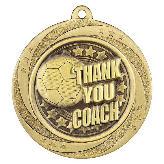 Thank You Coach Super Star Medal 60mm
