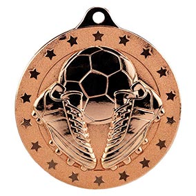 Boot & Ball Cascade Stars Bronze Medal 50mm
