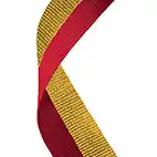Red Gold Ribbon