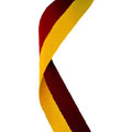 Maroon Gold Ribbon