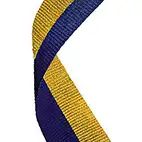 Blue Gold Ribbon