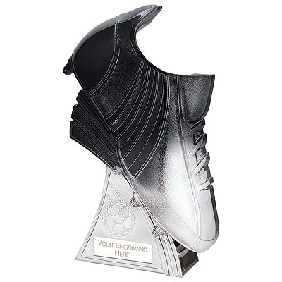 Power Boot Football Heavyweight Black to Silver 200mm 