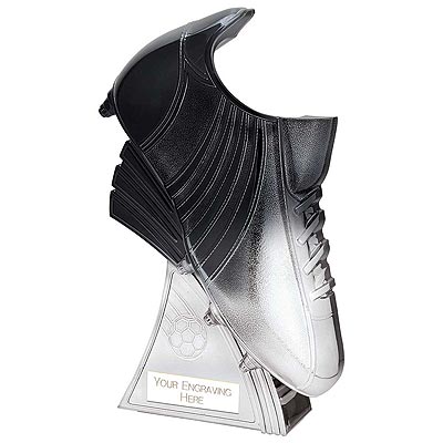 Power Boot Football Heavyweight Black to Silver 250mm 