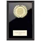 Reward Wreath Black Plaque 175mm