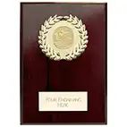 Reward Wreath Cherry Plaque 150mm