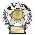 Silver Emperor Star Football Trophy 120mm