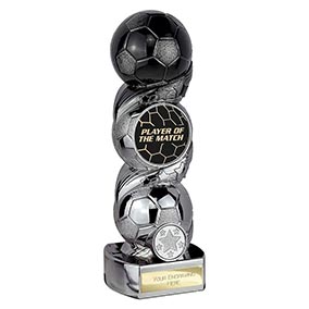 Hat-Trick Strike Black & Silver Player of the Match 220mm