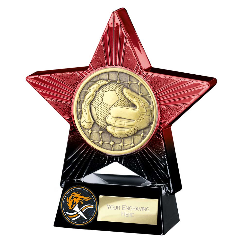 Red Superstar Goalkeeper Award 140mm