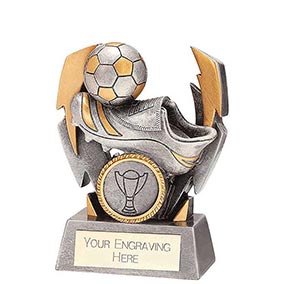 Flash Bolt Boot and Ball Award 100mm