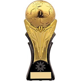Victory Strike Gold Football Trophy 19cm