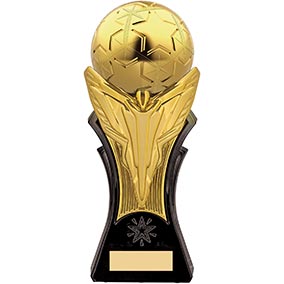 Victory Strike Gold Football Trophy 22cm