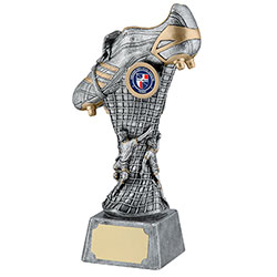 Silver Gold Football Boot Award 165mm