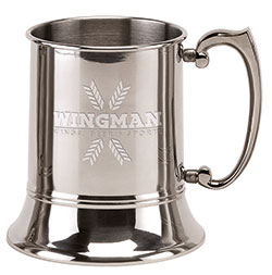 Stainless Steel Vision Polished Tankard 20oz
