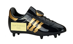 Tower Football Boot Black Gold 23cm