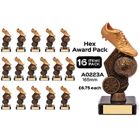 Gold Boot Hex Team Pack 165mm