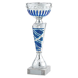 Charleston Cup Silver & Blue 240mm