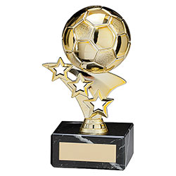 Starblitz Football Trophy Gold 140mm