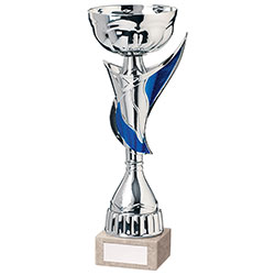 Empire Cup Silver & Blue 340mm