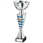 Commander Cup Silver & Blue 255mm