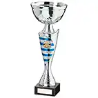 Commander Cup Silver & Blue 290mm