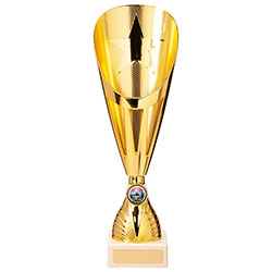Rising Stars Deluxe Plastic Lazer Cup Gold 325mm