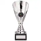 Rising Stars Premium Plastic Trophy Silver 185mm