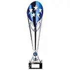 Legendary Lazer Cut Metal Cup Silver & Blue 435mm