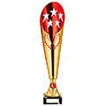 Legendary Lazer Cut Metal Cup Gold & Red 420mm