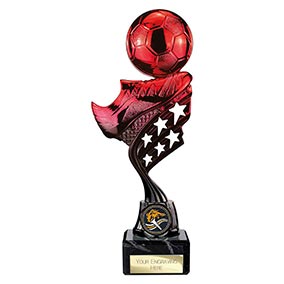 Red Innov8 Football Trophy 230mm