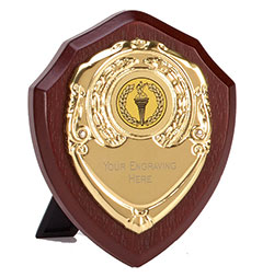 Rosewood Gold Triumph4 Gold Shield 10cm