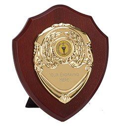 Rosewood Gold Triumph6 Gold Shield 15cm