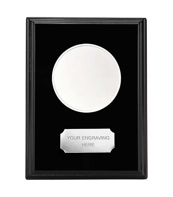 Rosewood Gold Prize Plaque 125mm