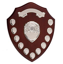 Rosewood Silver Triumph14 Silver Annual Shield 355mm