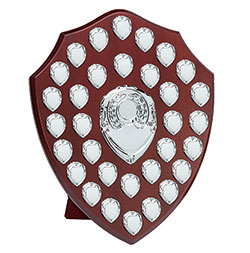 Rosewood Silver Triumph16 Silver Annual Shield 405mm