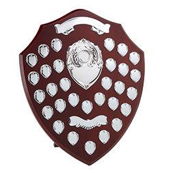 Rosewood Silver Triumph18 Silver Annual Shield 455mm