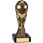 16.5cm Ball Trophy Gold