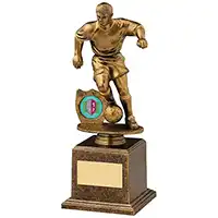 Male Football Figure Gold 22.5cm *