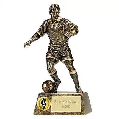 Antique Gold Pinnacle8 Football Male 22cm