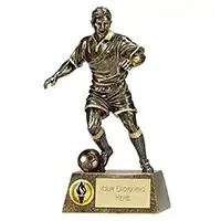 Antique Gold Pinnacle8 Football Male 22cm