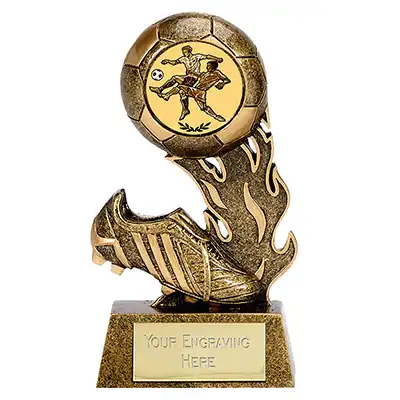 Antique Gold Football Scorcher 95mm