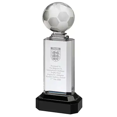 Premier Football Crystal Award 280mm