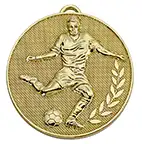 Gold  Champion Football Medal 60mm