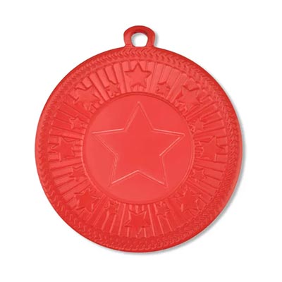 Red VF Star 50 Medal