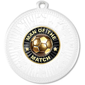 White Star Man Of The Match Medal 50mm