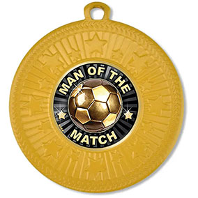 Orange Star Man Of The Match Medal 50mm