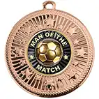 Bronze Star Man Of The Match Medal 50mm