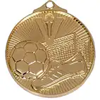 Gold Horizon Soccer Medal 52mm