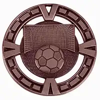 Antique Bronze Varsity Sports Medal Football 60mm