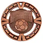 Antique Bronze Varsity Sports Medal Football 60mm